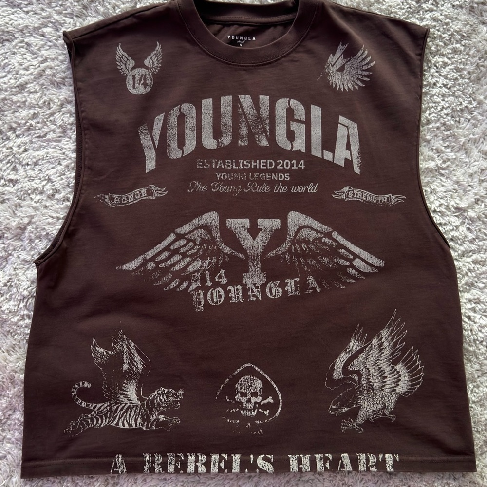 Youngla 3041 Brown Cut Off